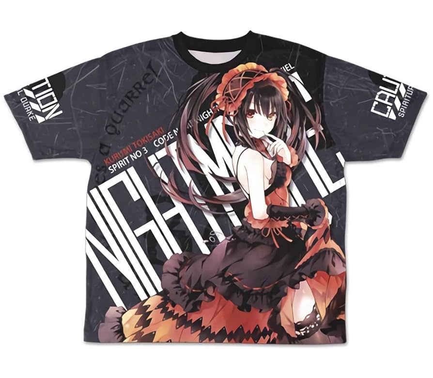 COSPA - デート・ア・ライブIV 五河琴里 フルグラフィックTシャツ Mサイズ デート・ア・ライブIV 五河琴里 フルグラフィックTシャツ